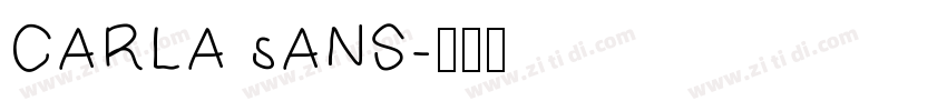 CARLA sANS字体转换